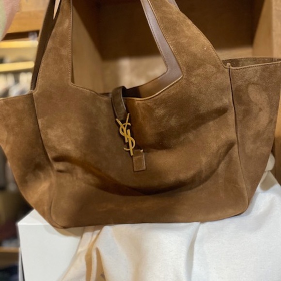 Saint Laurent "Bea" Cabas Tote Bag in Carmel Cognac!! - Picture 2 of 5